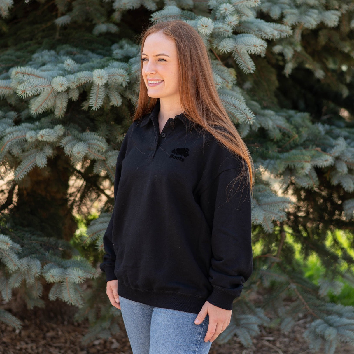 Sweat-shirt polo décontracté équestre Roots