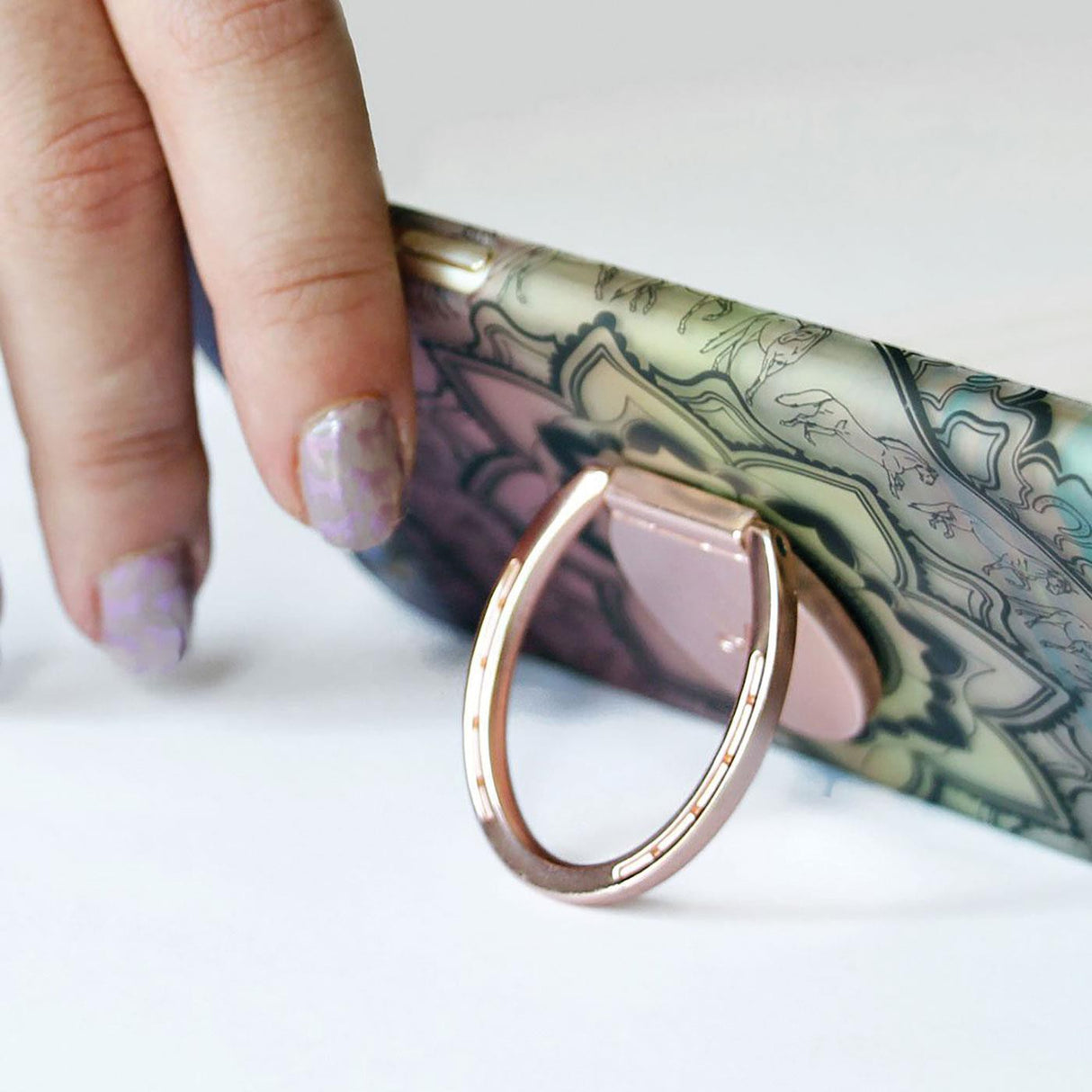 Spiced Equestrian Horseshoe Phone Ring