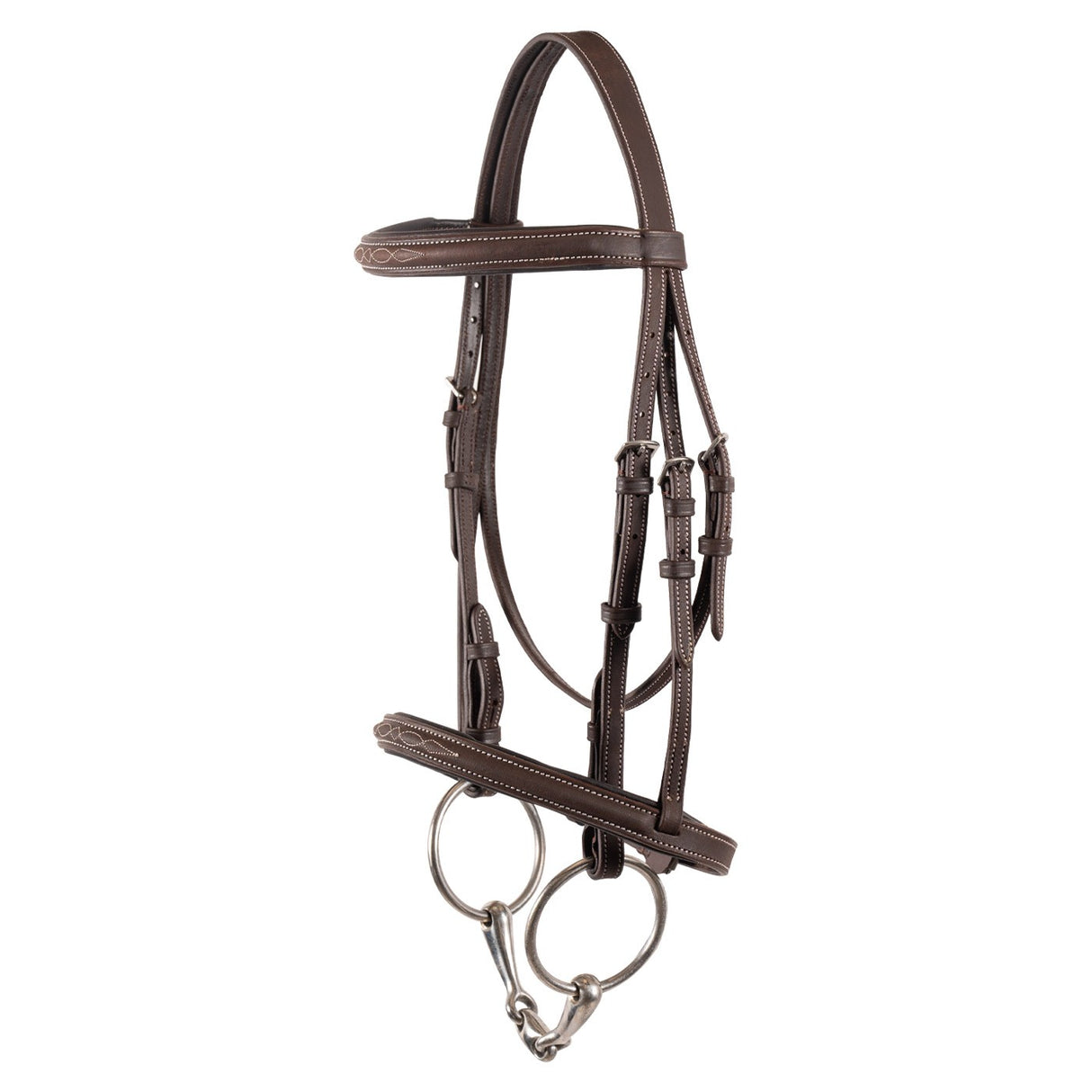 Belle & Bow Glenmore Padded Fancy Stitched Bridle - Pony