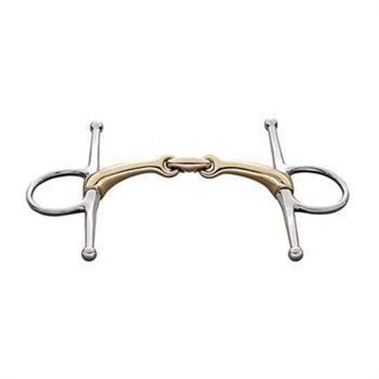 Mors à filet Sprenger Dynamic RS à joue complète, double articulation - 16 mm