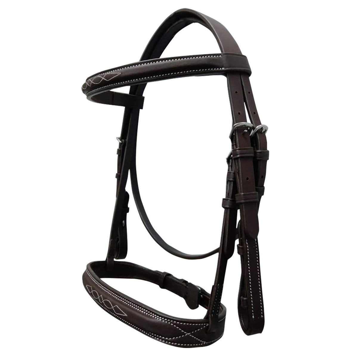 Belle & Bow Sugarbrook Wide Noseband Bridle - Pony