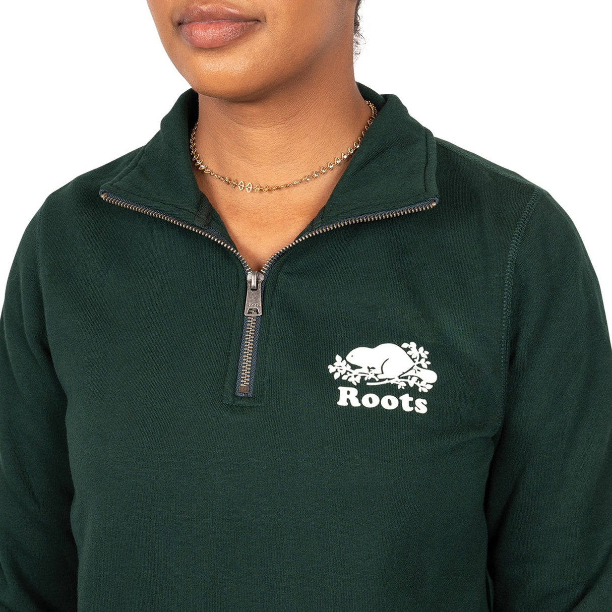 Sweat-shirt zippé Roots Equestrian Original Stein