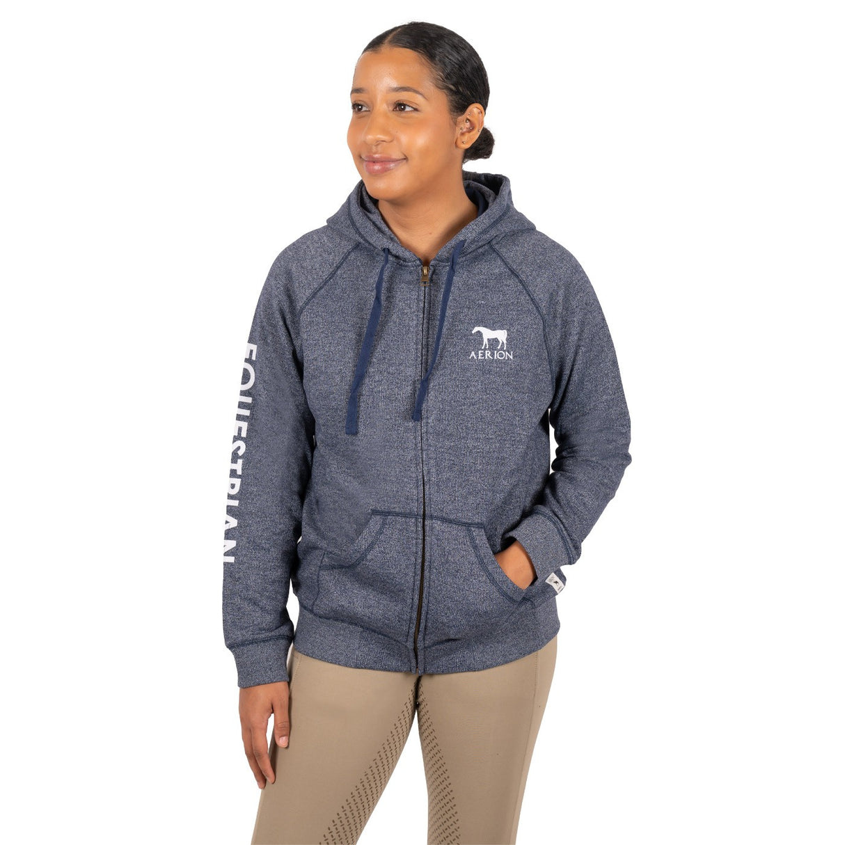 Sweat à capuche zippé Aerion Equestrian