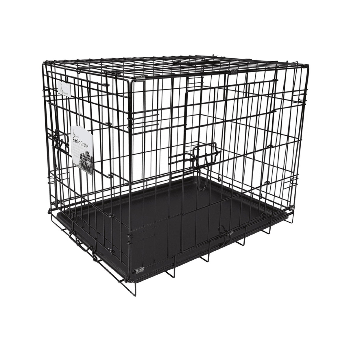 Caisse pour chien à double porte Unleashed Basic, 48 po.