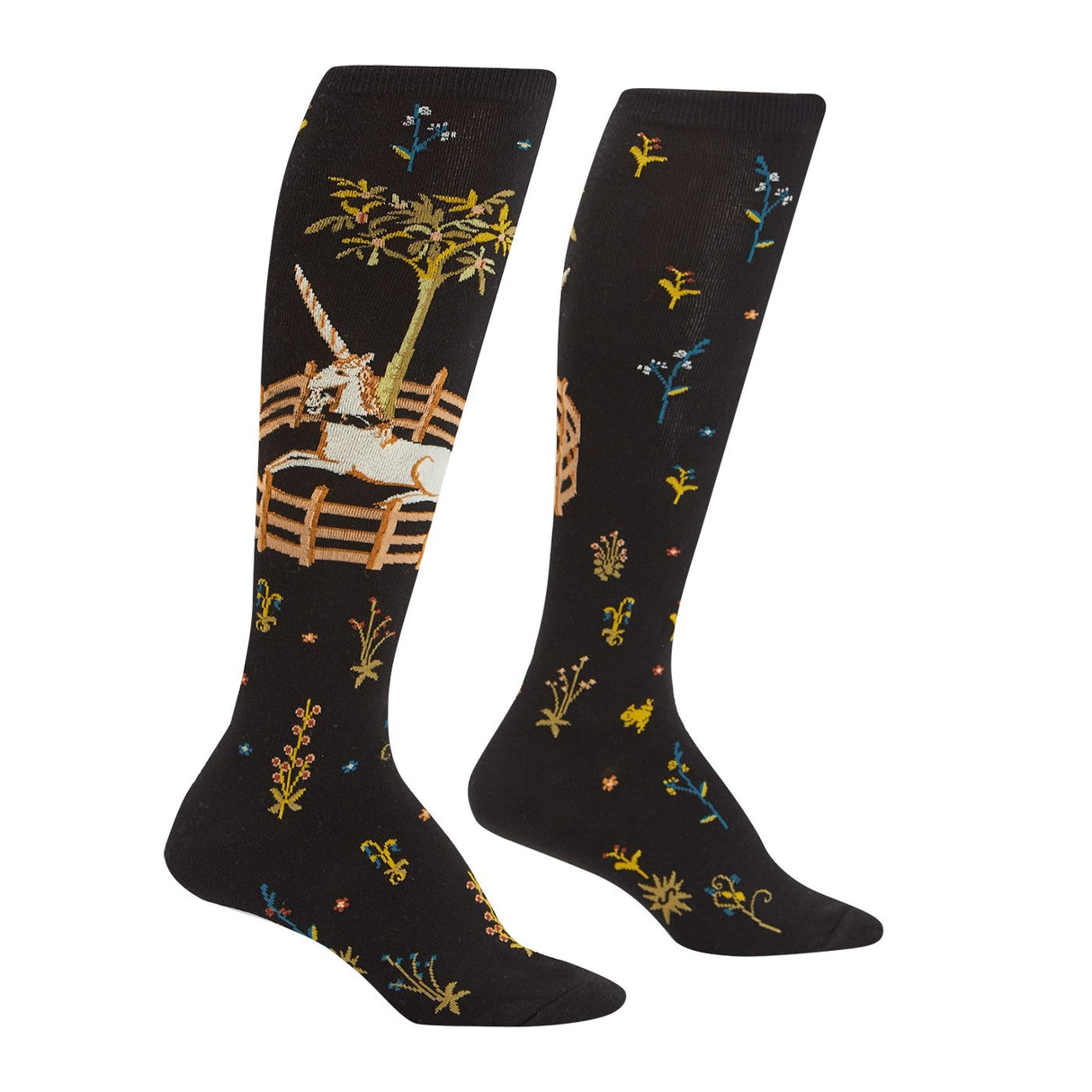 Chaussettes hautes Sock It To Me Licorne en captivité
