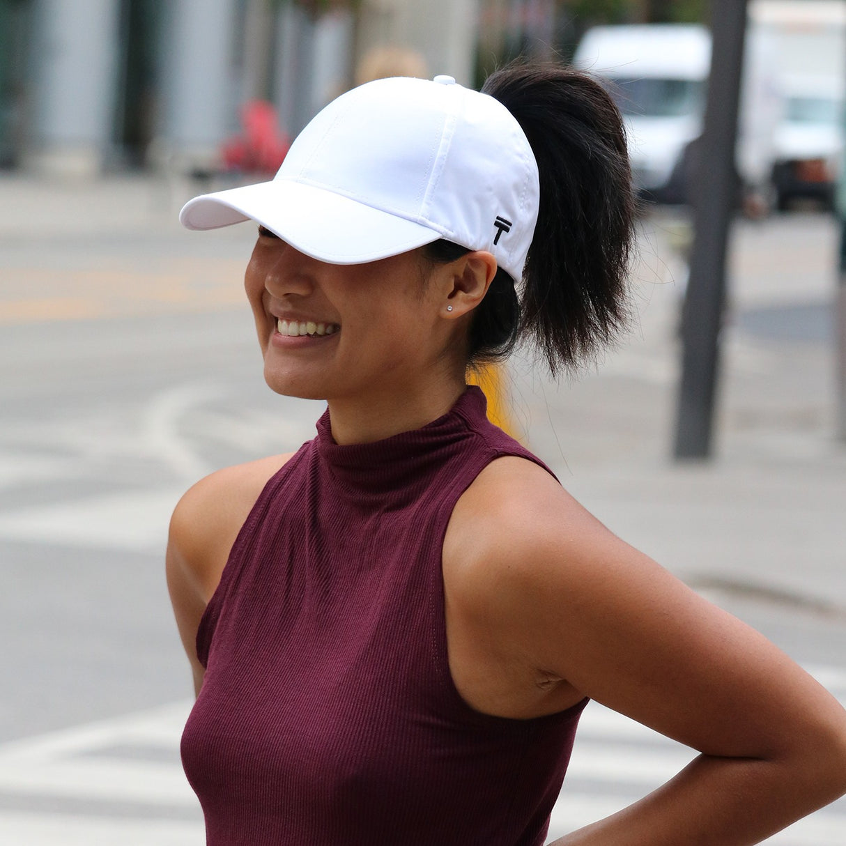 Top Knot Women's High Ponytail Casual Cap