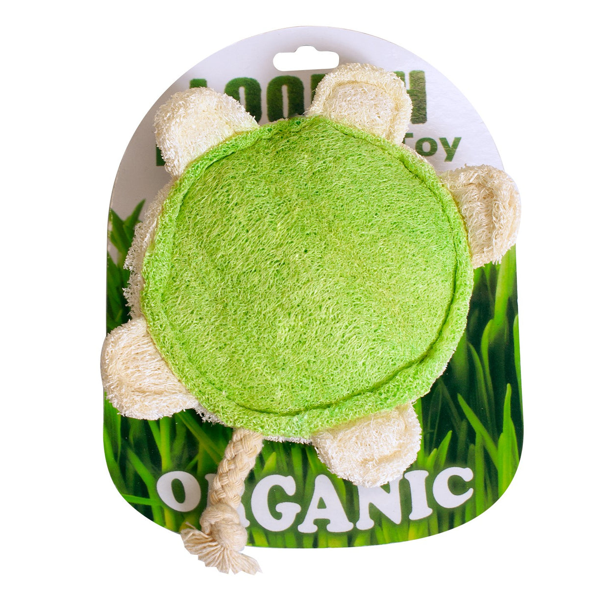 Jouet dentaire en luffa biologique Hip Doggie Turtle