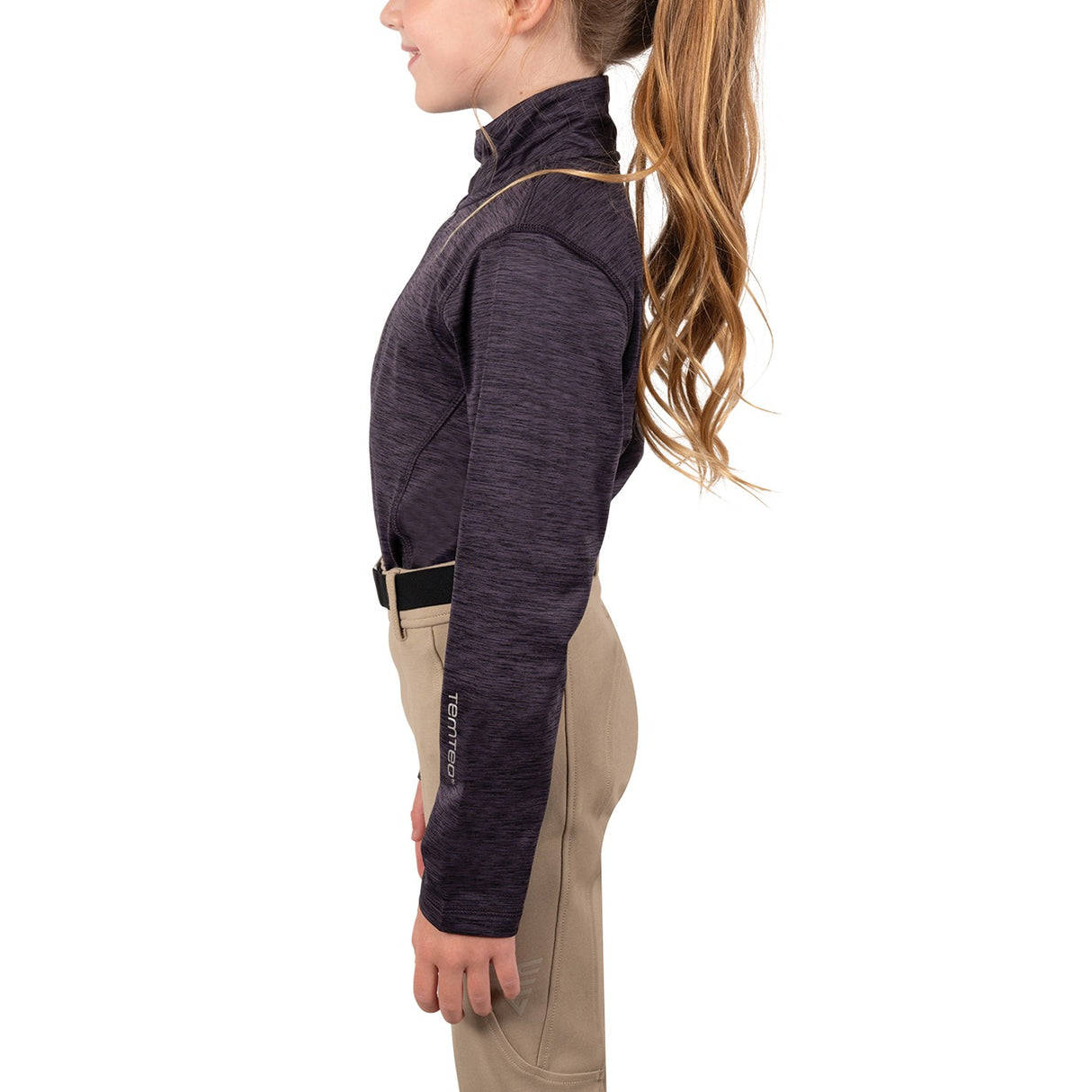 TemTeq Elisa Quarter Zip Performance Shirt - Enfants