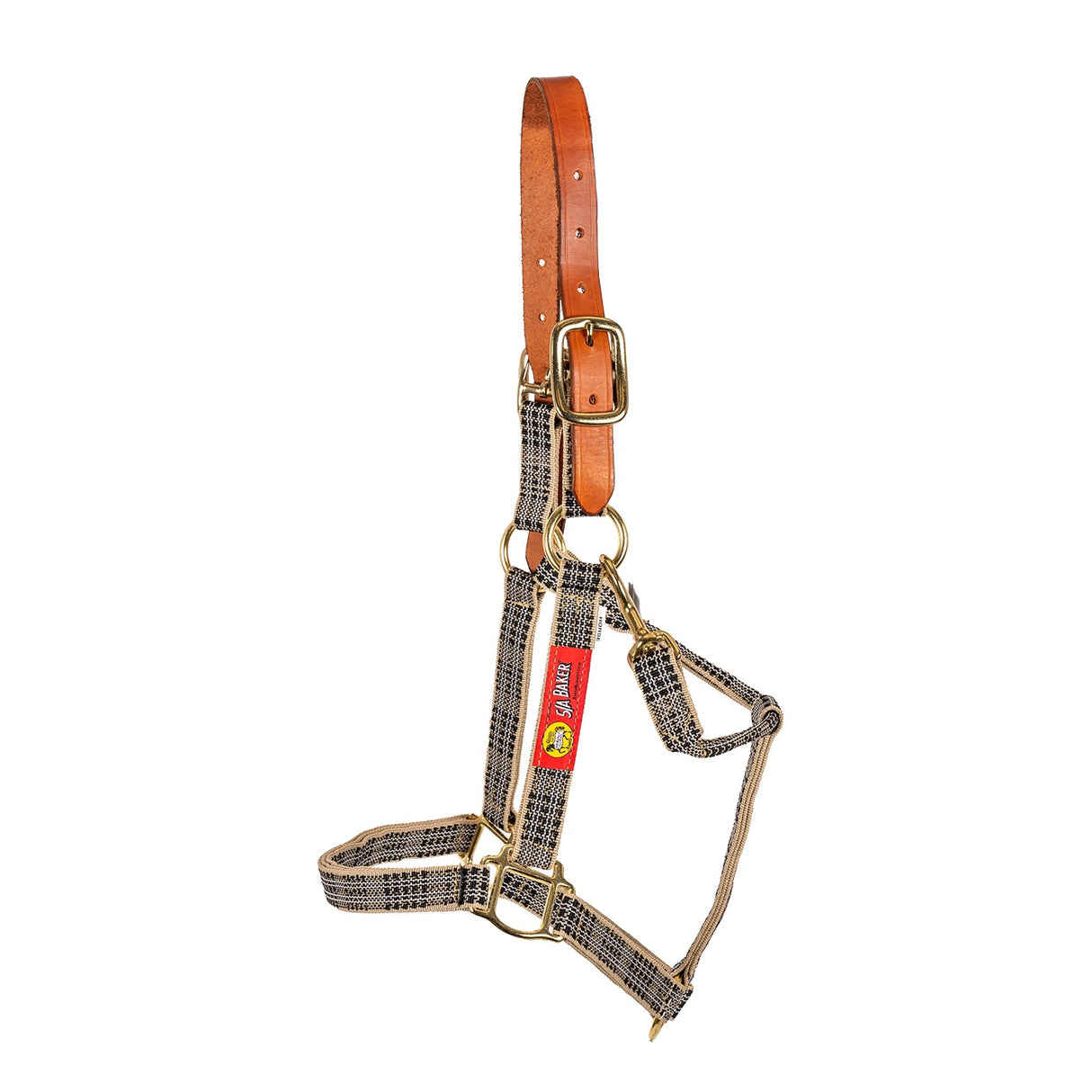 5A Baker Halter W- Leather Crown