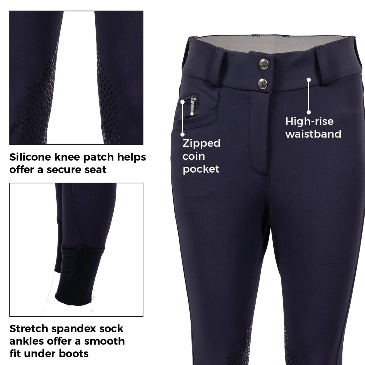 Pantalon d'équitation Elation Platinum Mia - Enfants