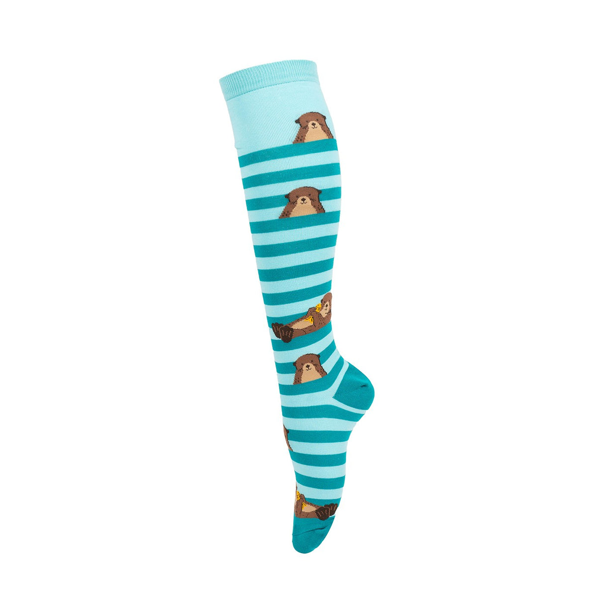 Sock It To Me My Otter Foot Stretch-It Knee High Socks