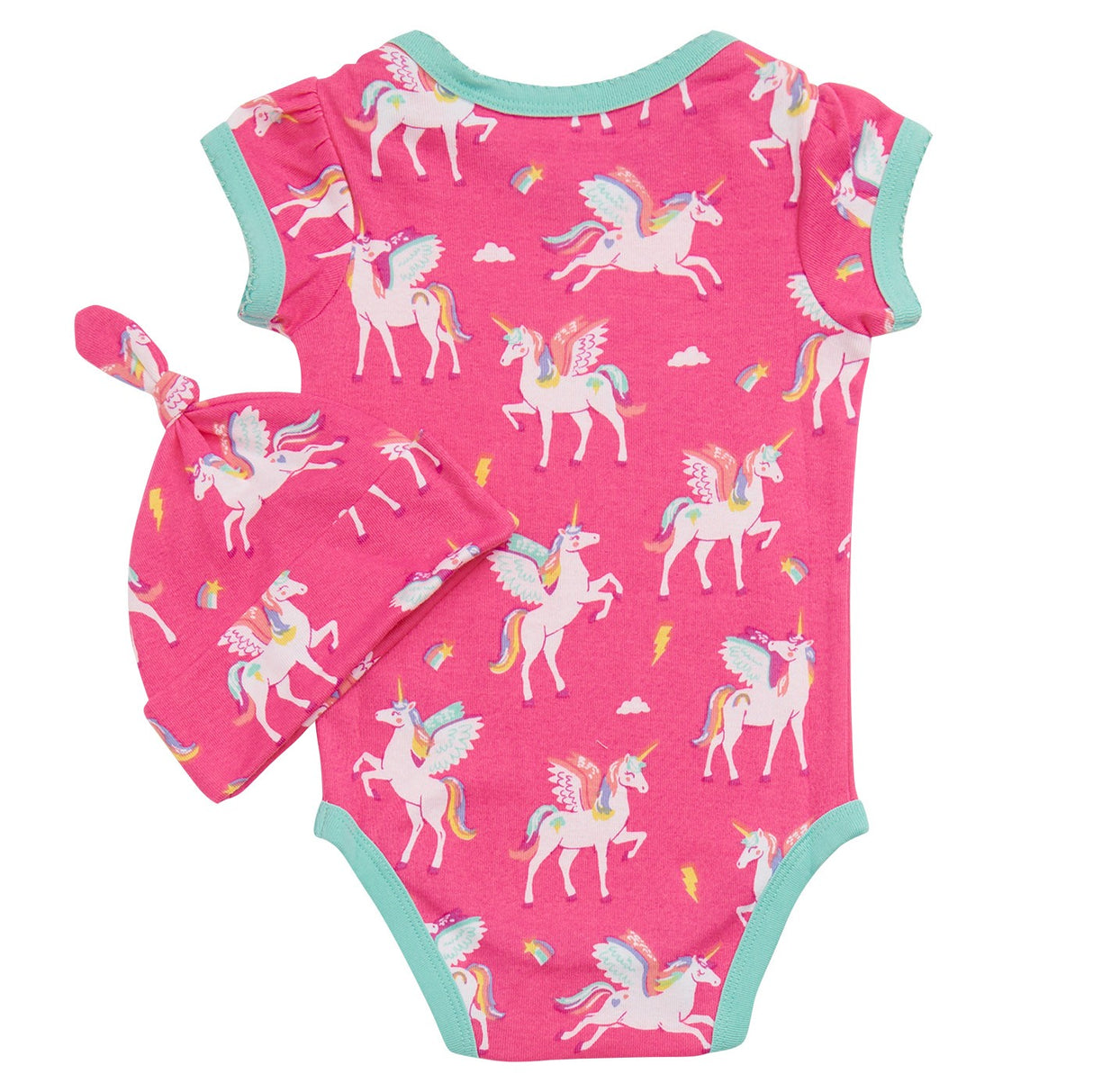 Body et chapeau pour bébé Hatley Rainbow Pegasus