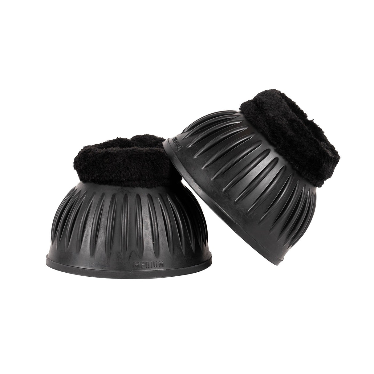 Supra 210 Fur Topped Ribbed Bell Boots W/ Velcro
