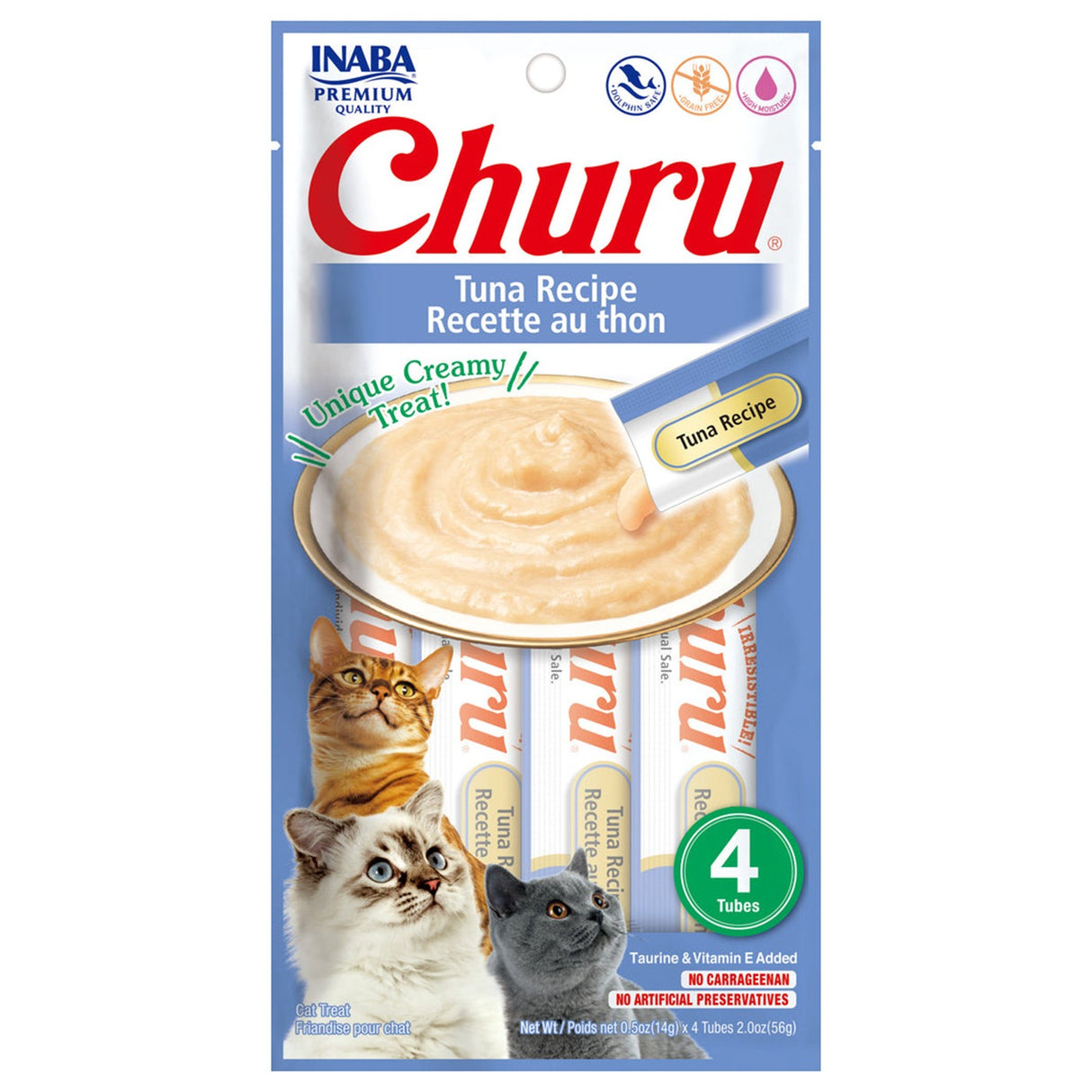 Inaba Churu Purée de Thon Friandise pour Chat 56 g