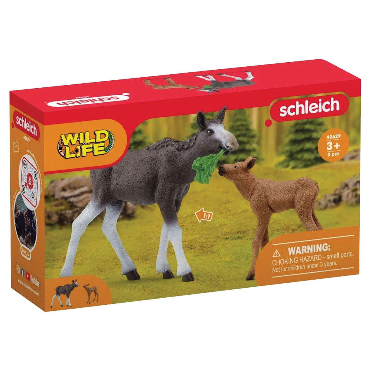 Schleich Wild Moose Calf Playset