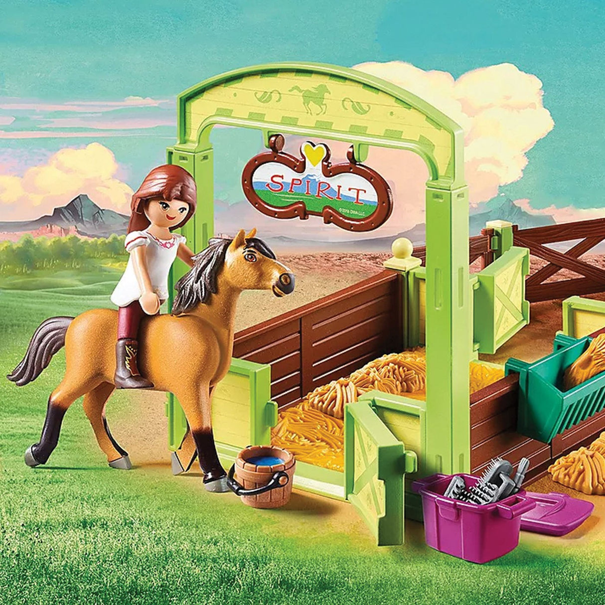 Playmobil Spirit Lucky & Spirit W- Horse Stall