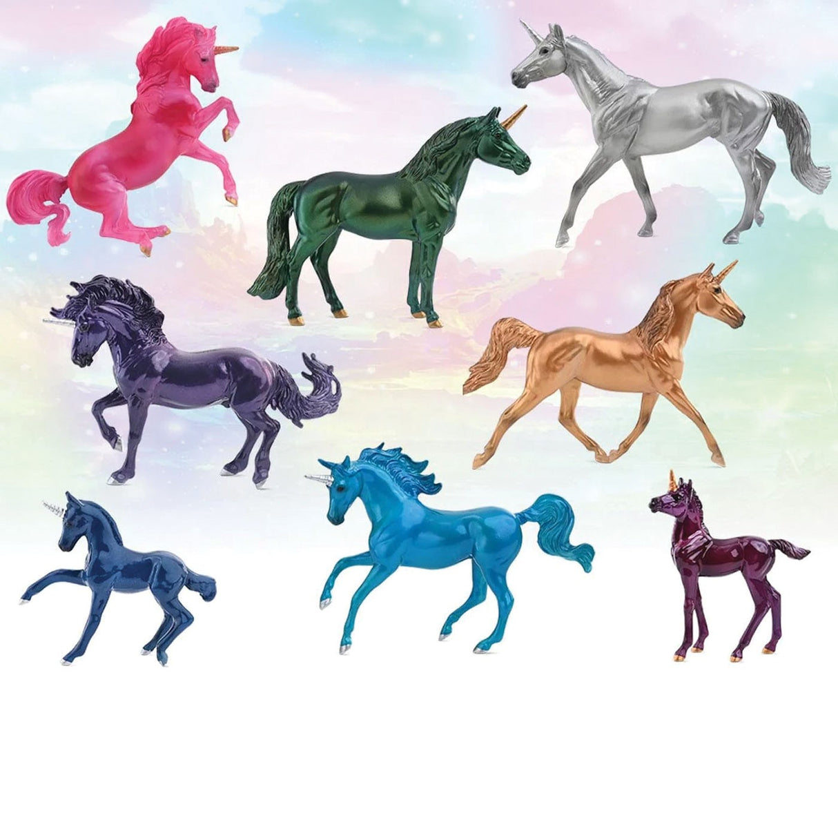 Breyer Stablemates Sparkling Splendor Deluxe Collection Licorne