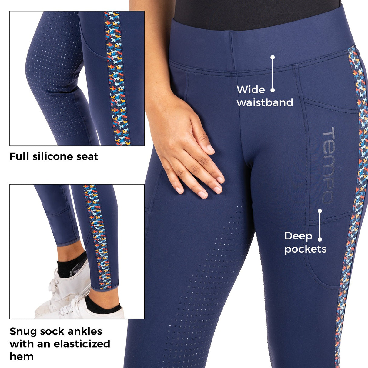 Tempo Equestrian Full Seat Flex Tight