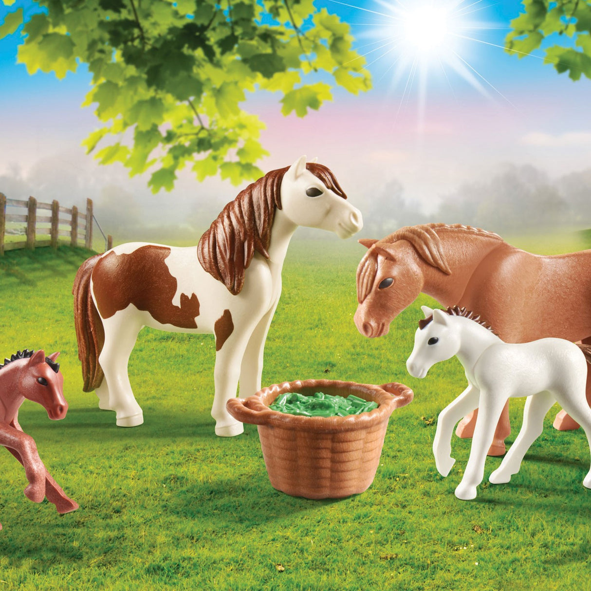Playmobil Pony Yard I Poneys W- Poulains