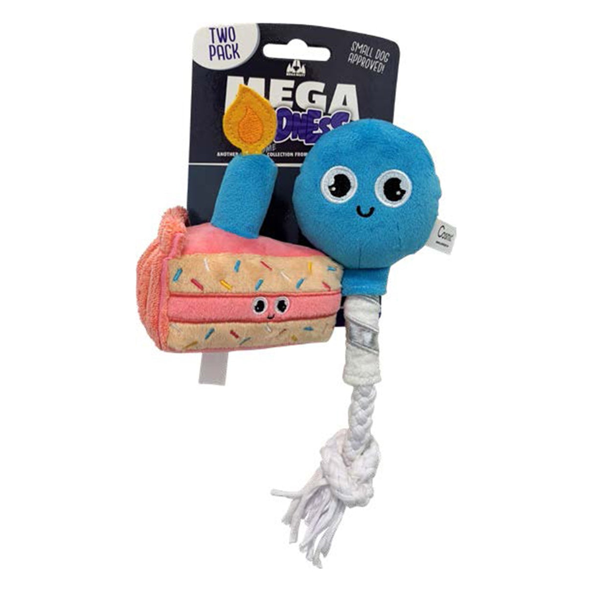 Mega Madness Birthday Set Small Dog Toys - 2 Pack