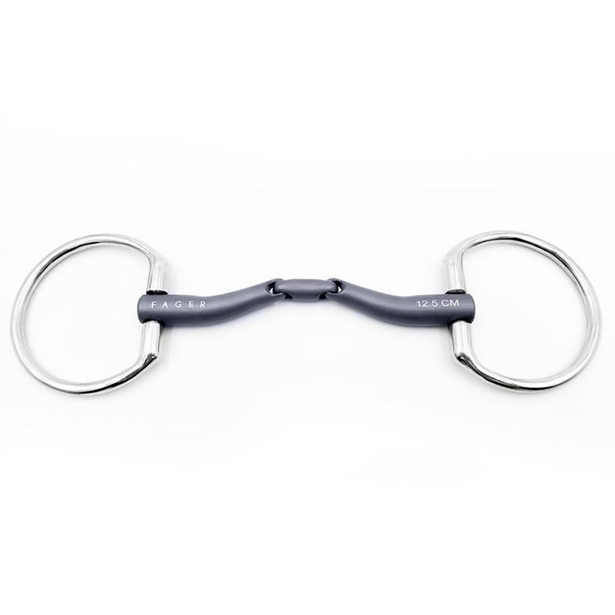 Fager Maria Titanium Low Port Double Jointed Eggbutt Bit