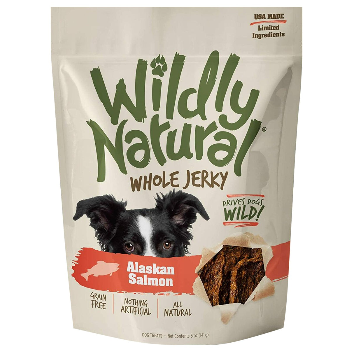 Fruitables Wildly Natural Salmon Strips Dog Treat 5 Oz