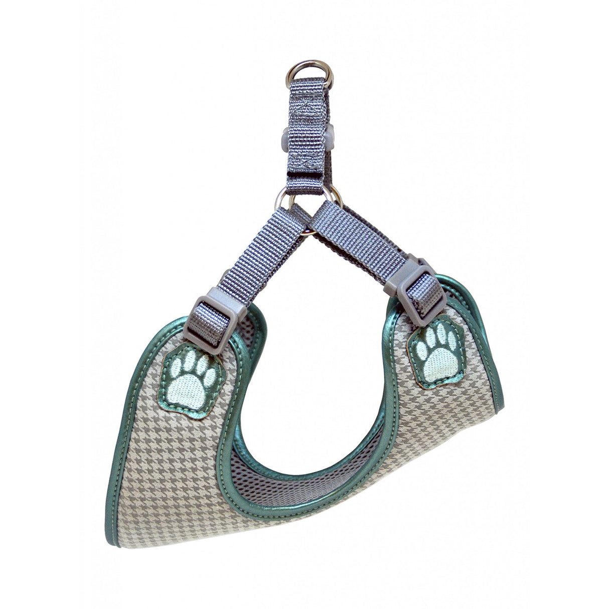 Pretty Paw Cambridge Houndstooth Step-In Pet Harness