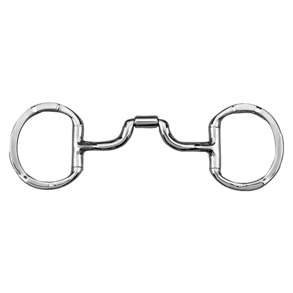 Myler Eggbutt Narrow Low Port Barrel Bit W- Crochets - Niveau 2-3