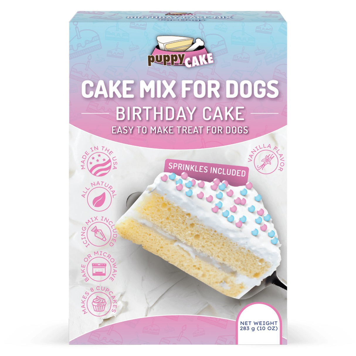 Mélange à gâteau d'anniversaire pour chiot, 10 oz