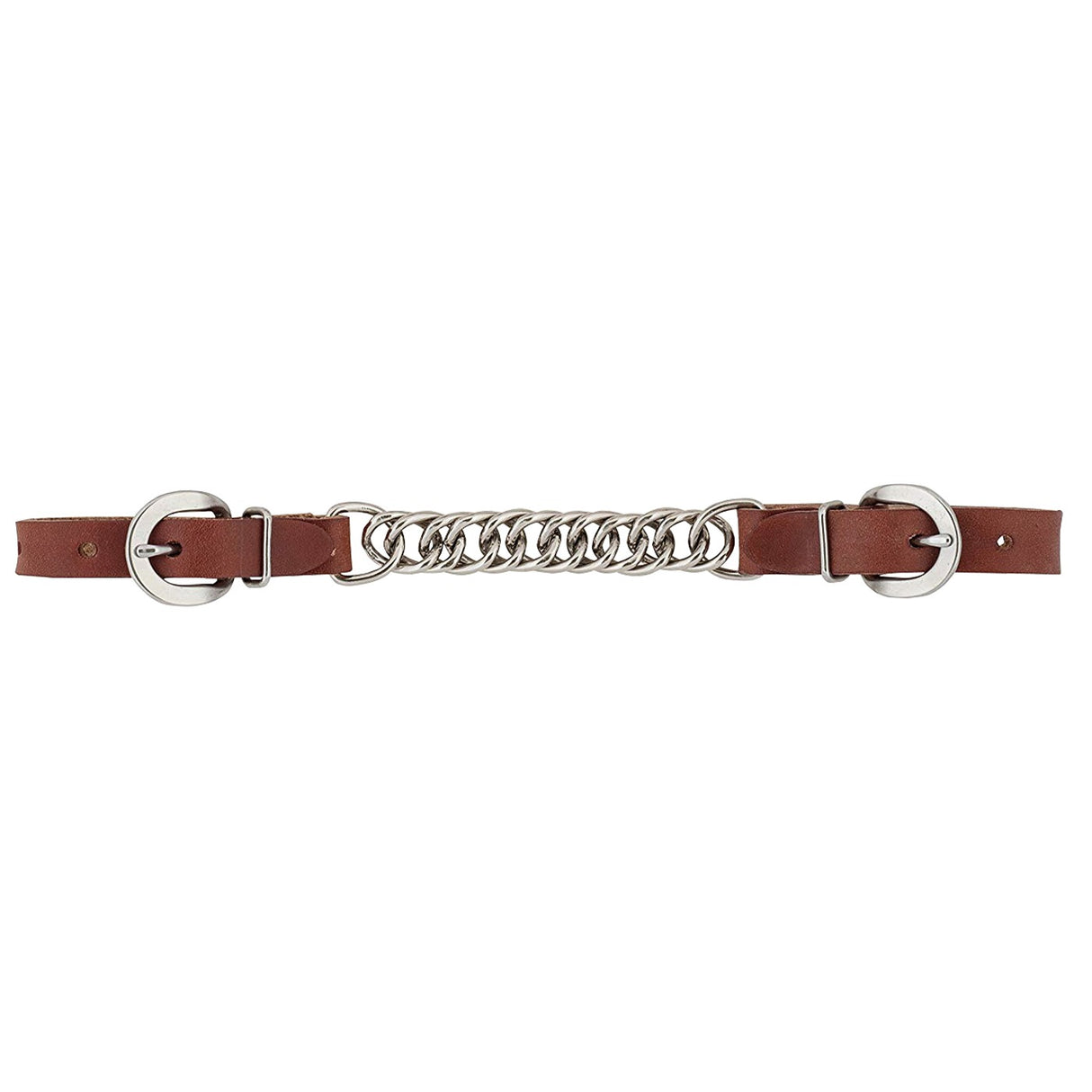 Weaver Canyon Sangle gourmette à maillons plats simples en cuir rose - 4,5 po.