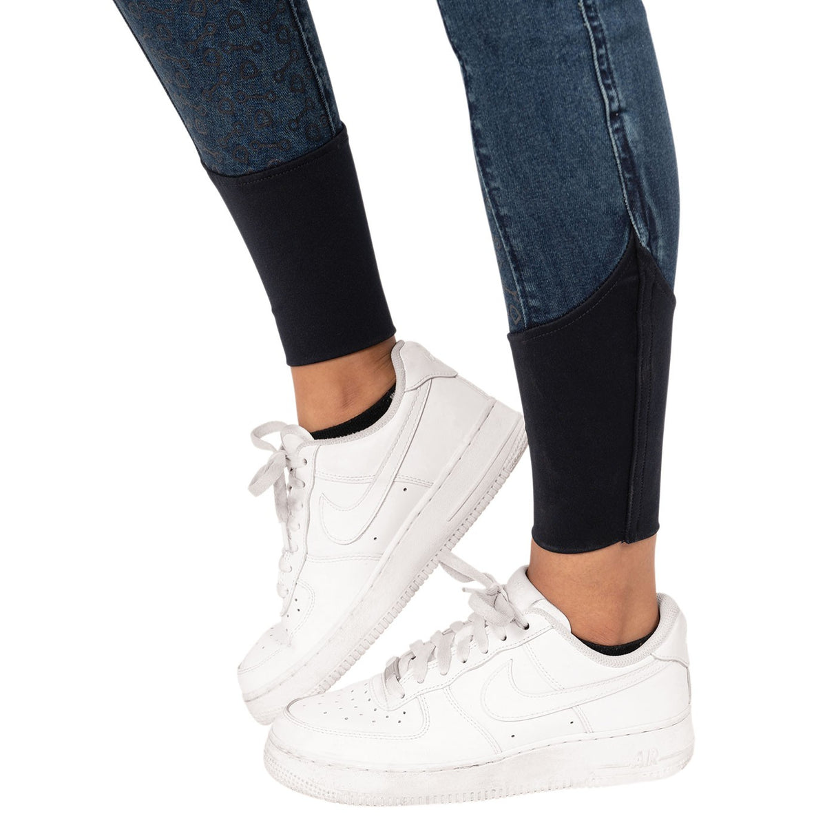 Pantalon d'équitation à fond intégral Elation Red Label Dinah Denim
