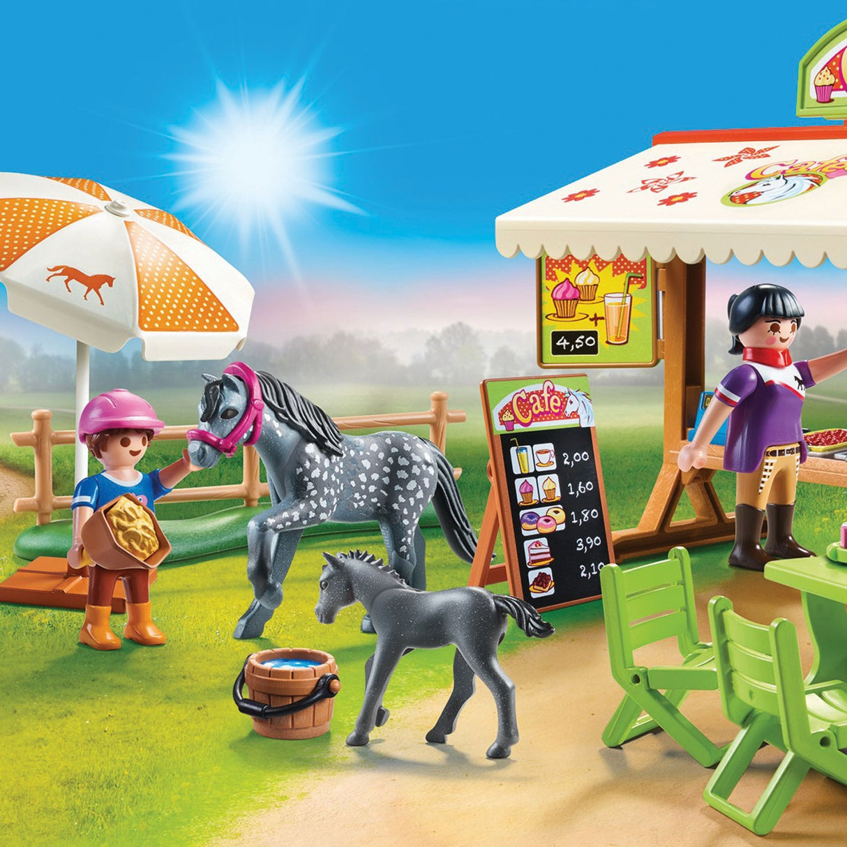 Playmobil Pony Yard II Pony Café