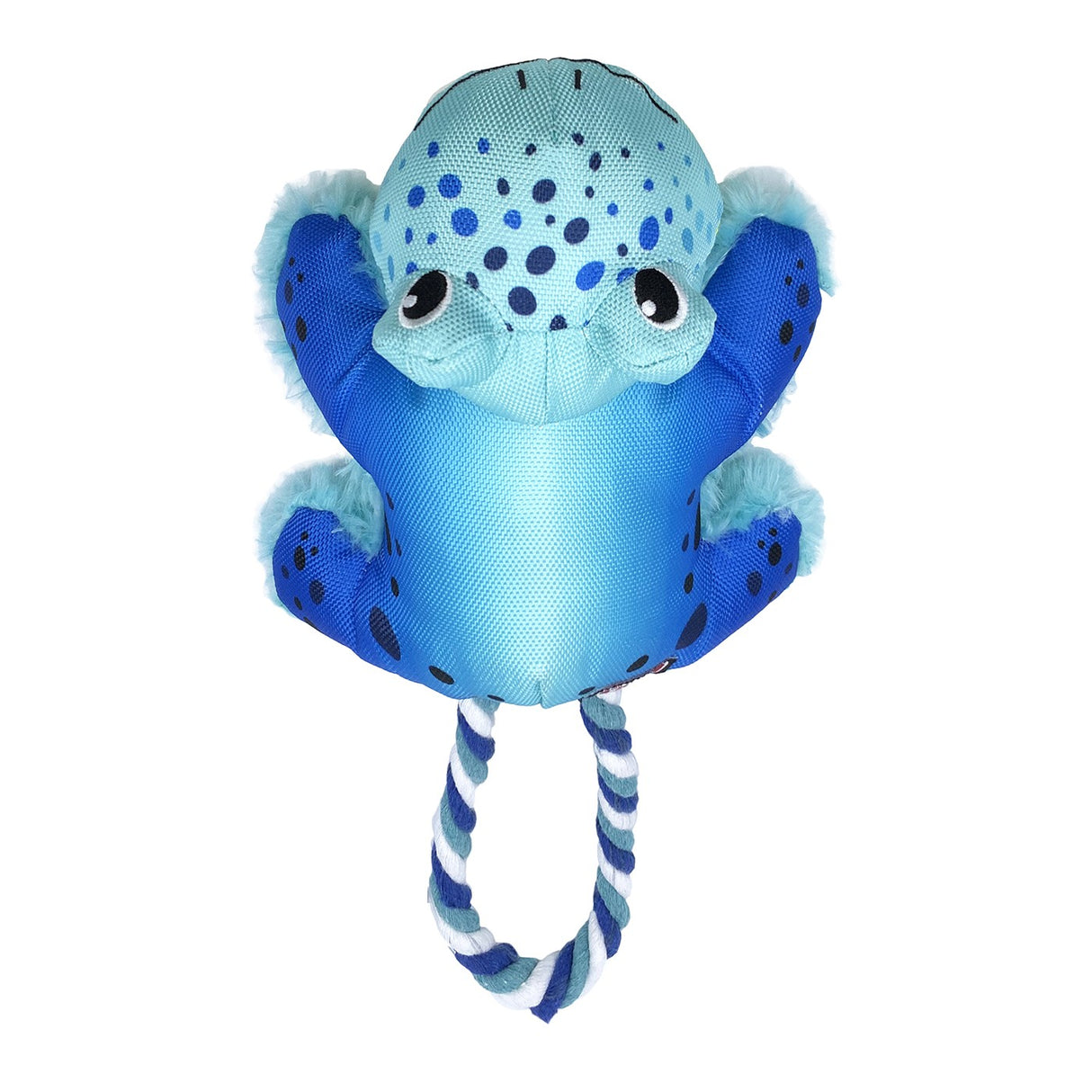 Jouet pour chien grenouille Kong Cozie Tuggz