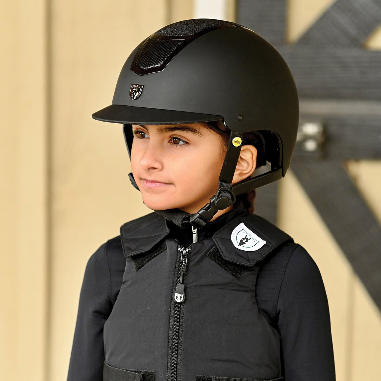 Tipperary Devon Traditional Brim MIPS Helmet - Sparkle Black
