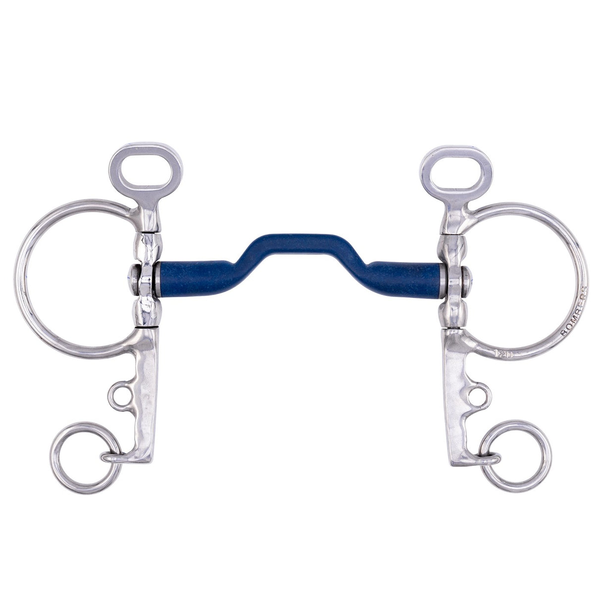Bombers Polo Pelham 55 Happy Tongue Petros Swivel Bit