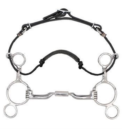 Embout combiné Myler Sweet Iron à deux anneaux avec port bas - Niveau 2