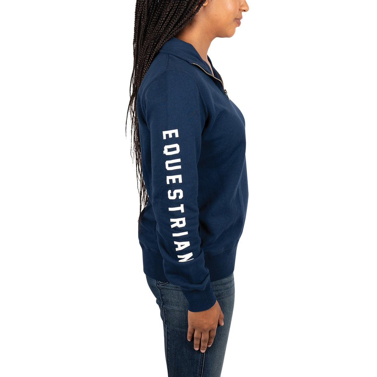 Sweat-shirt zippé Roots Equestrian Original Stein