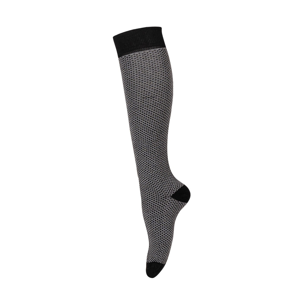 Quatre chaussettes blanches Chaussettes hautes pied-de-poule