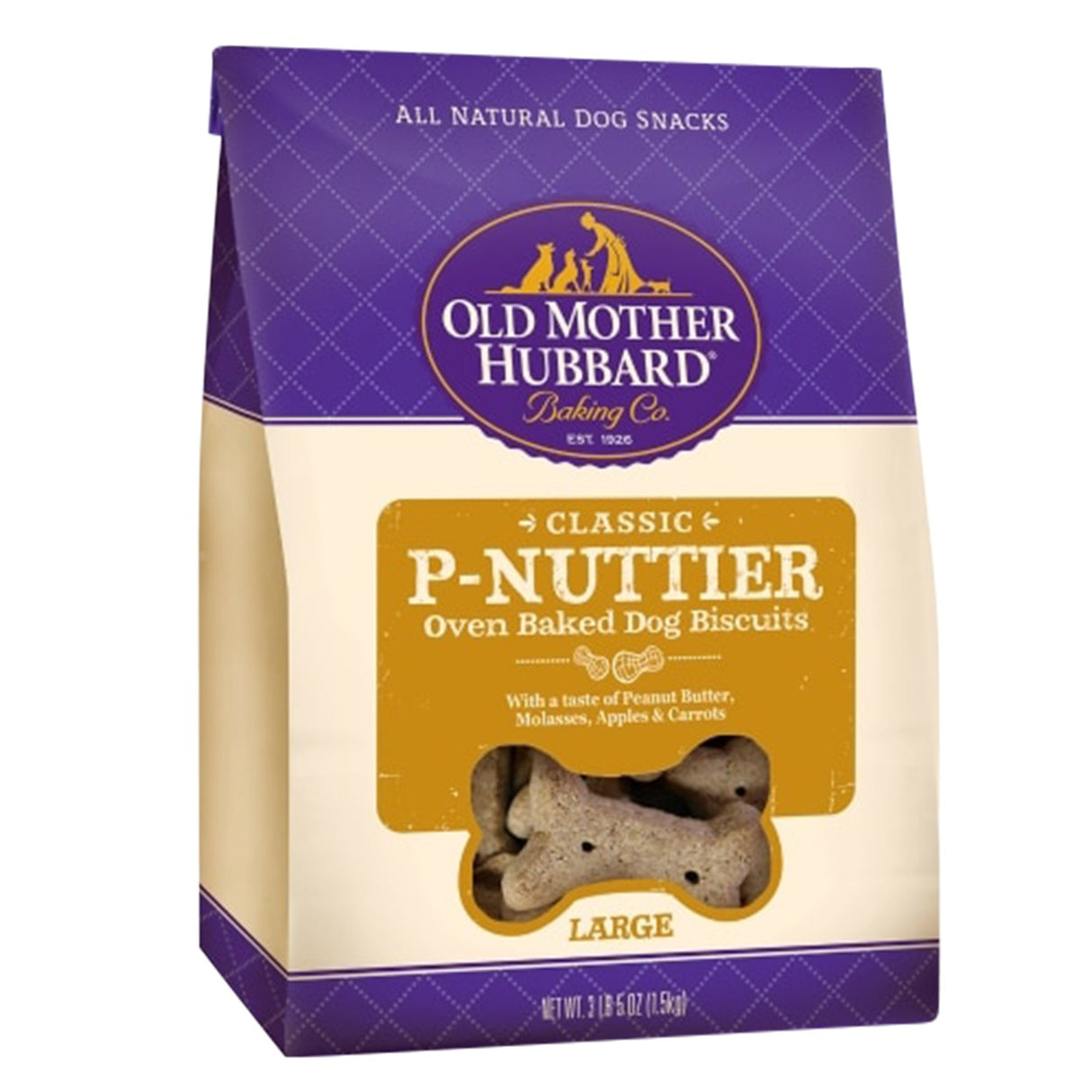 Old Mother Hubbard P-Nuttier Large Dog Biscuits