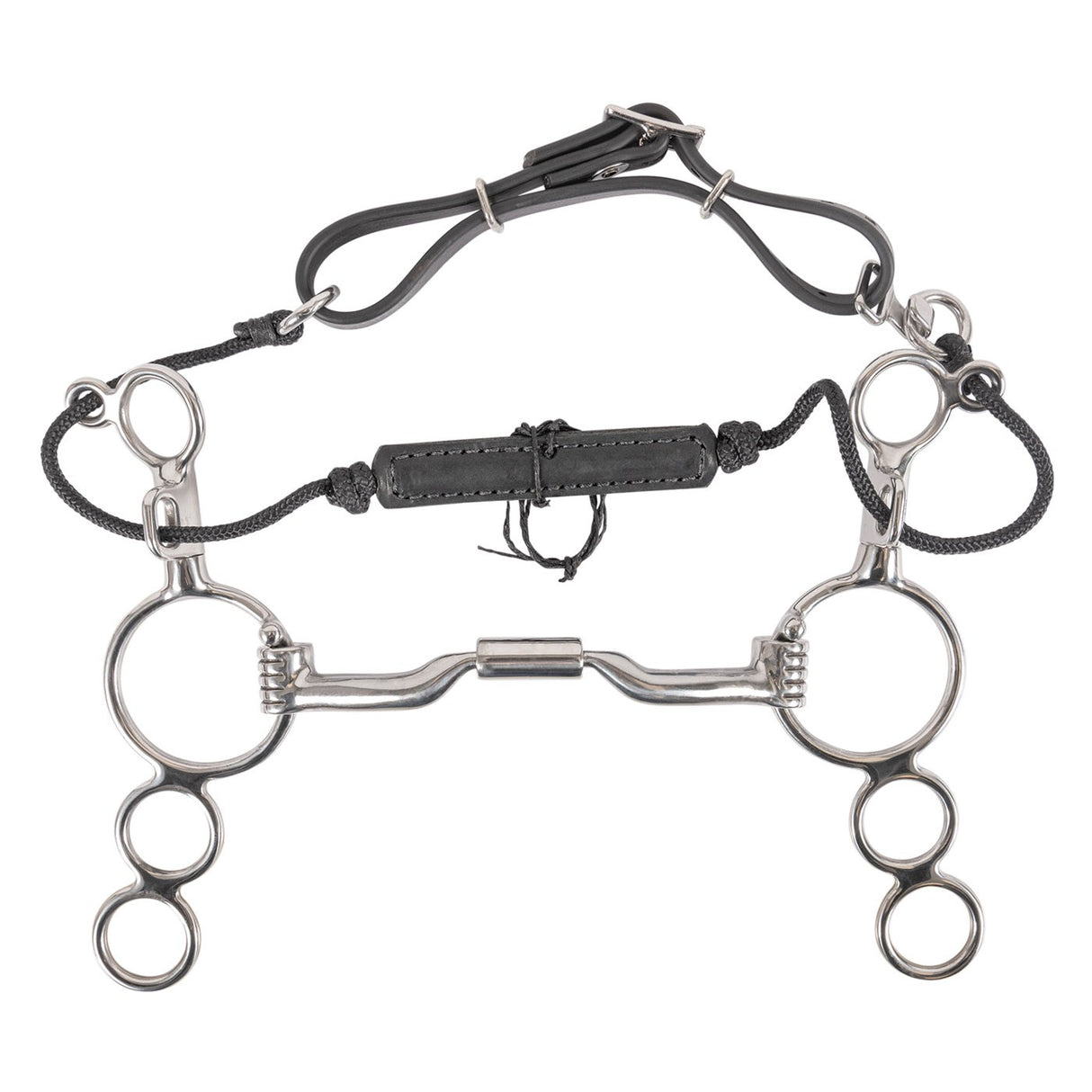 Embout combiné Myler à trois anneaux Sweet Iron avec port bas - Niveau 2
