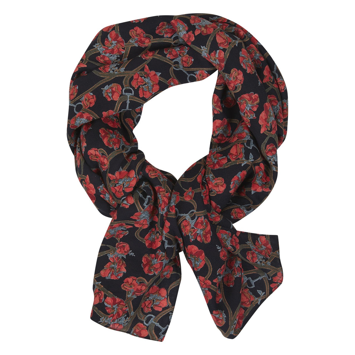 EQL by Kerrits Black Poppy Rein Wrap It Up Scarf