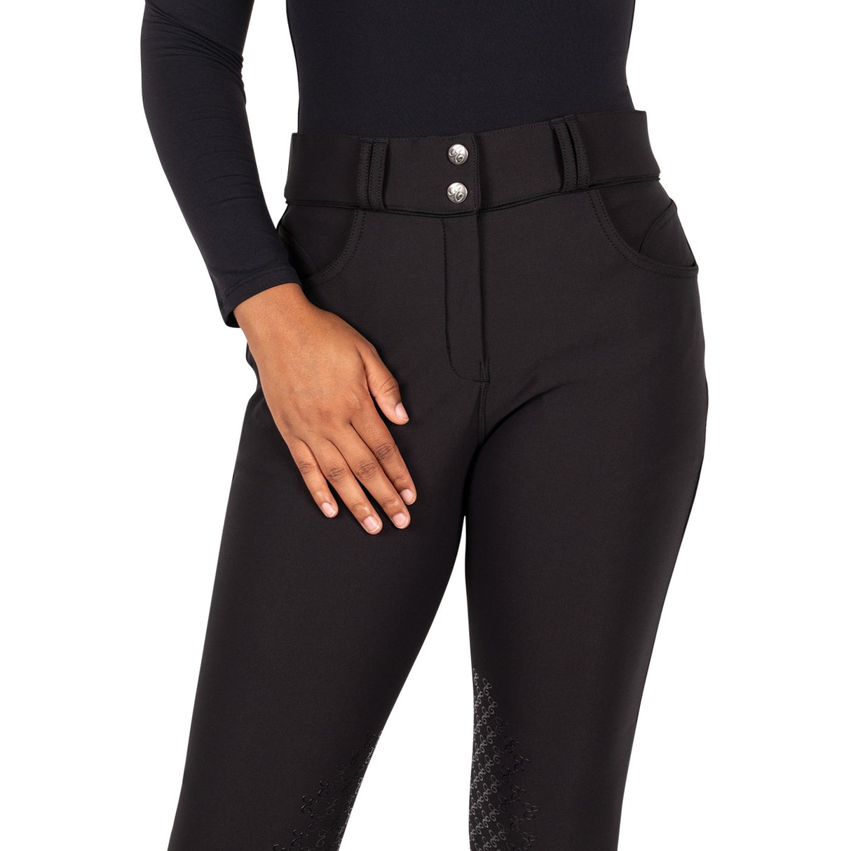 Pantalon d'équitation taille haute Elation Platinum Brooklyn
