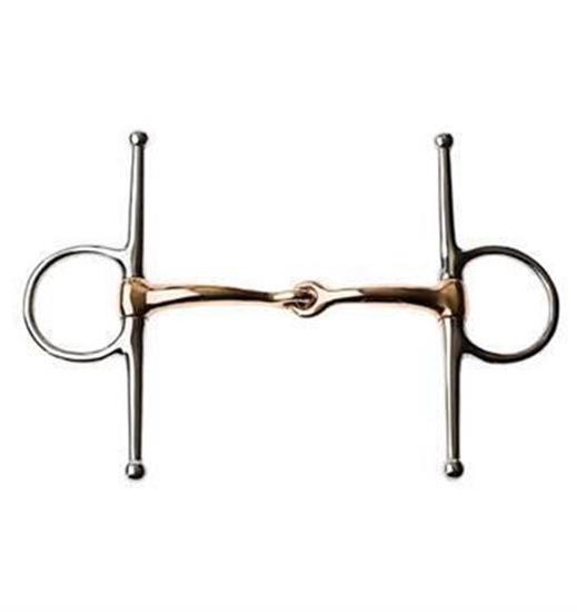 Mors à filet en cuivre à joue complète Metalab