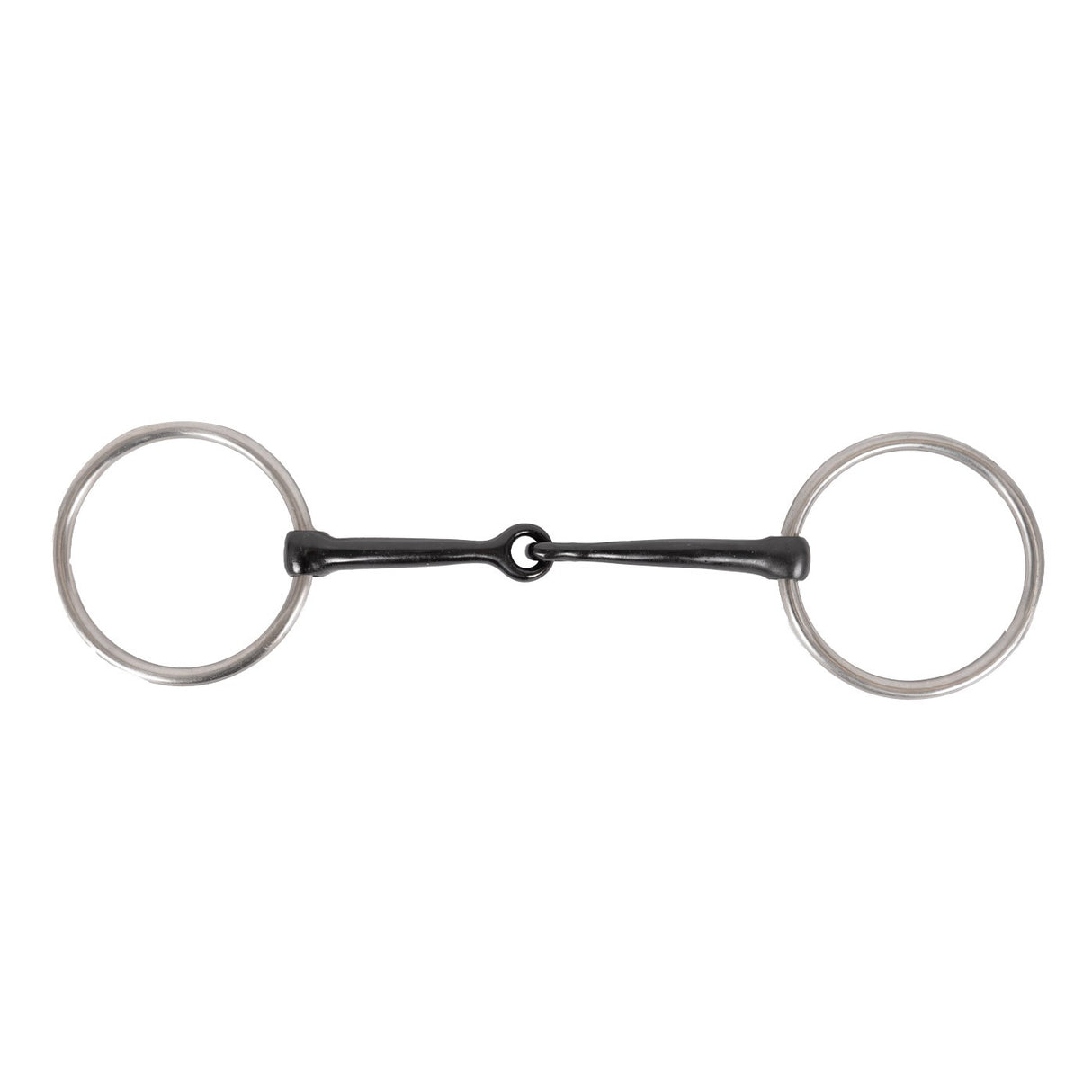 Mors à filet en fer doux EvoEq avec incrustation en cuivre