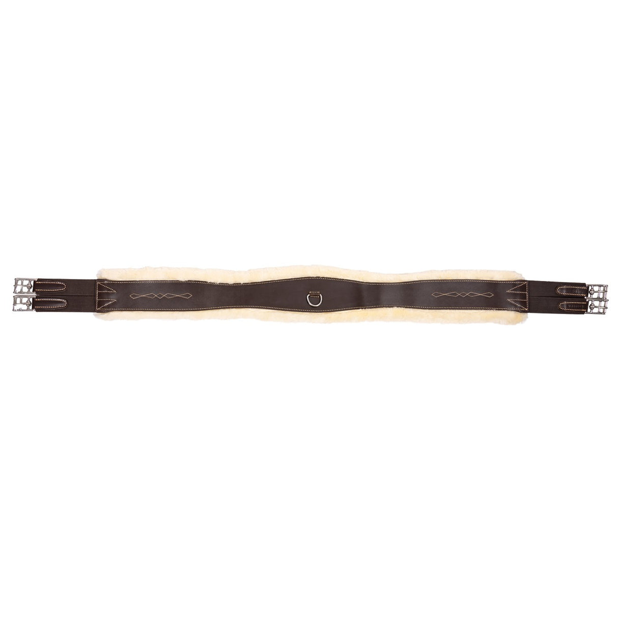 Sangle Mondega Fancy Stitched avec doublure amovible en peau de mouton
