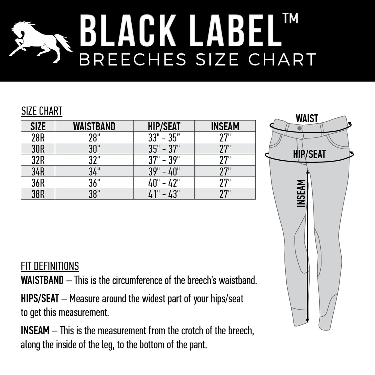 Black Label Breech - Men's