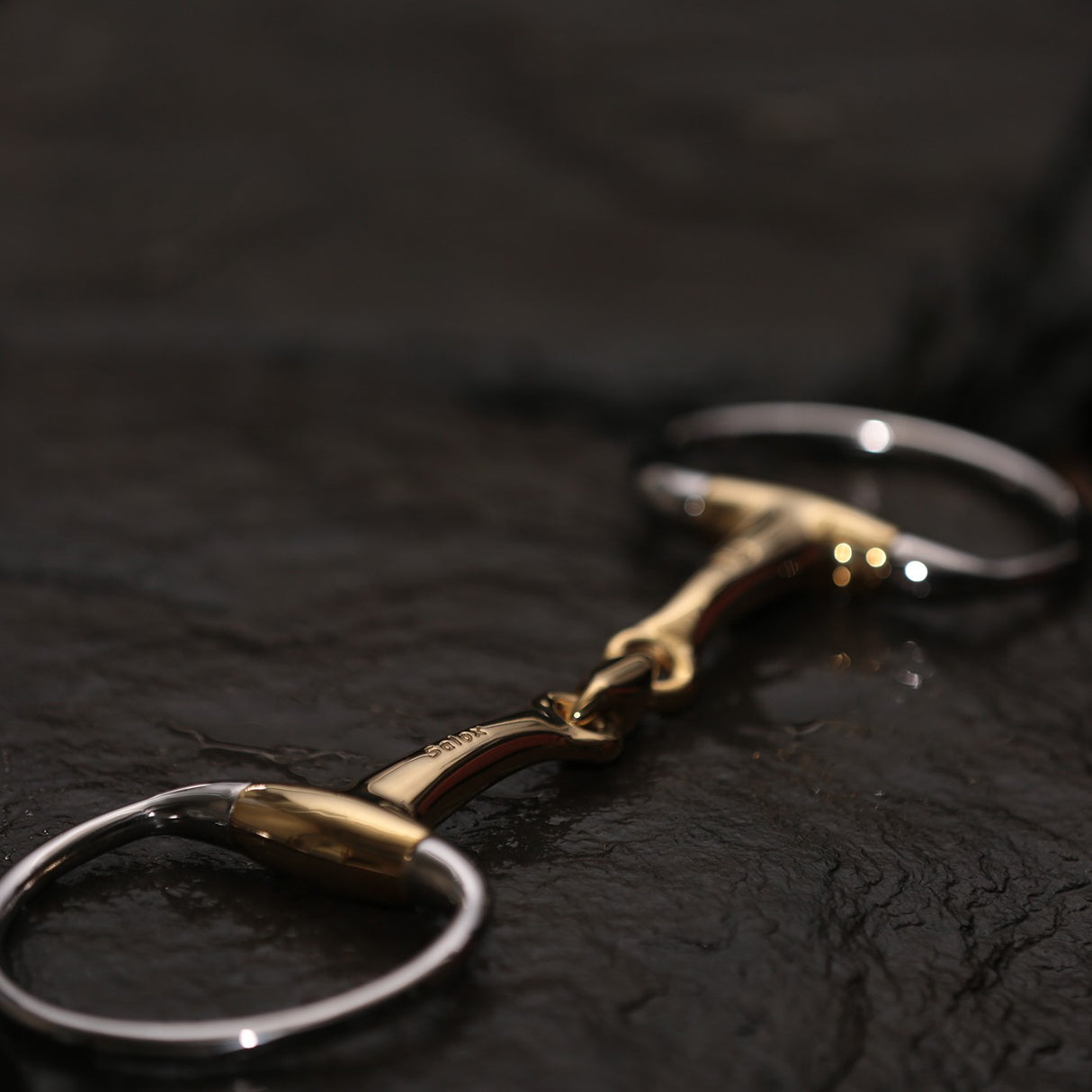 Neue Schule Eggbutt Tranz Lozenge Snaffle Bit - 16 mm