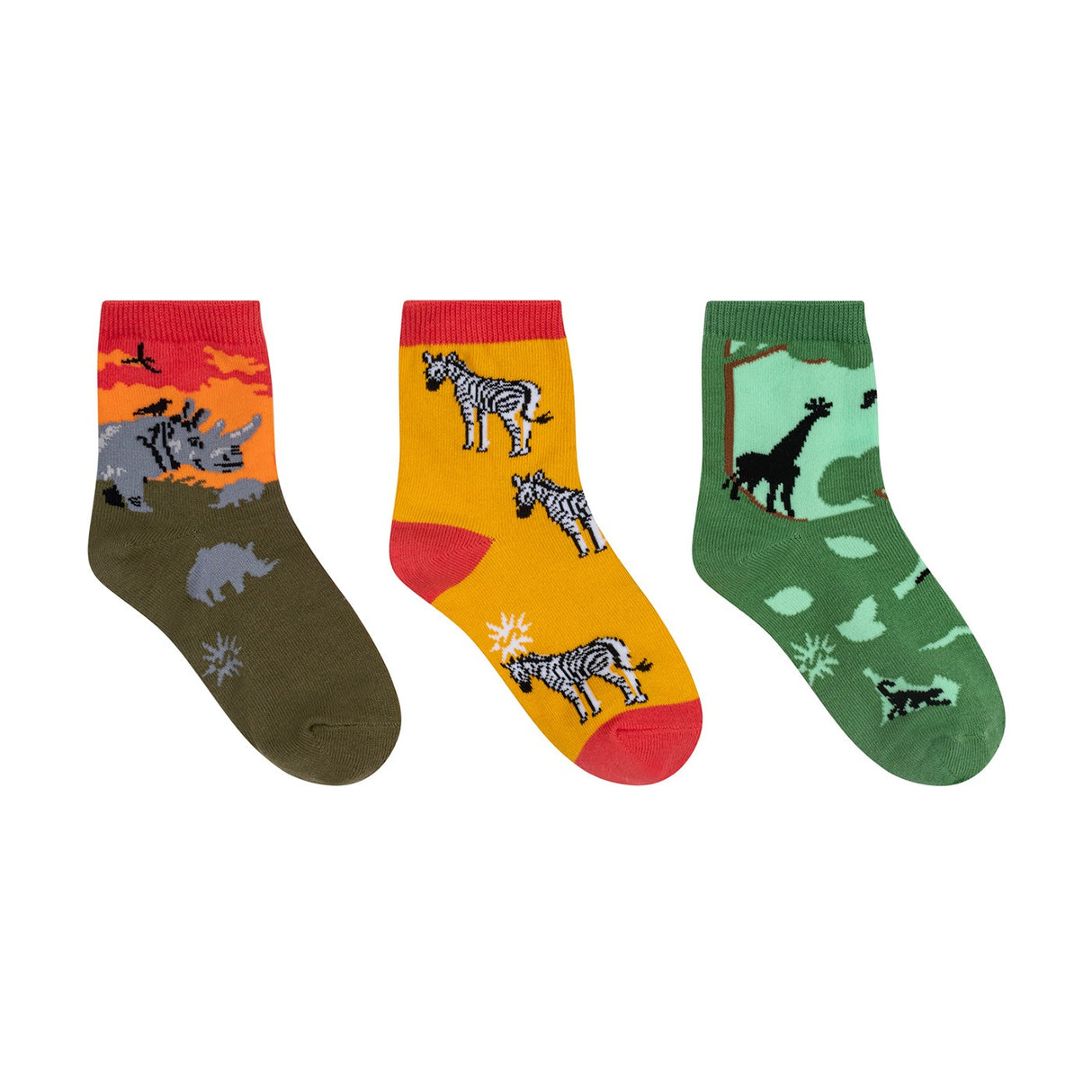Ensemble économique de chaussettes mi-mollet Rhino-Corn Sock It To Me - Enfants