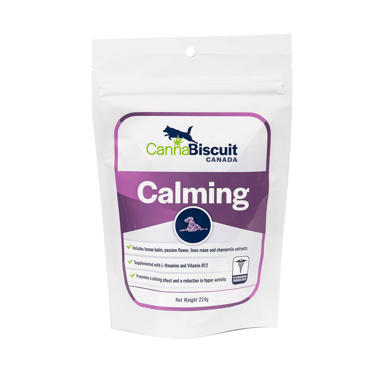Supplément calmant pour chien au cannabis 224 g
