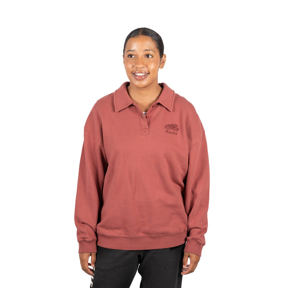 Sweat-shirt polo décontracté équestre Roots